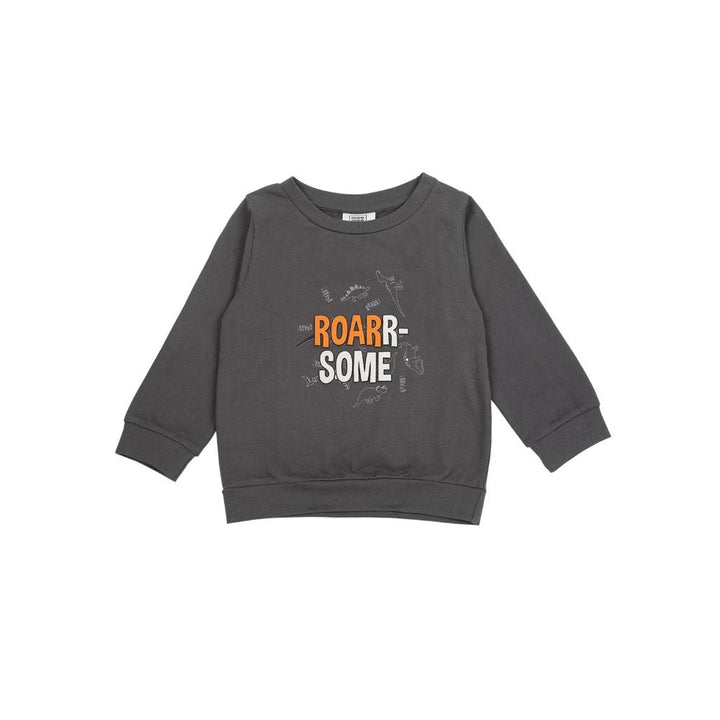 Meemee Kids Sweatshirts- Dark Grey