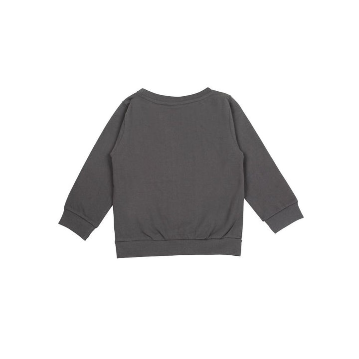 Meemee Kids Sweatshirts- Dark Grey