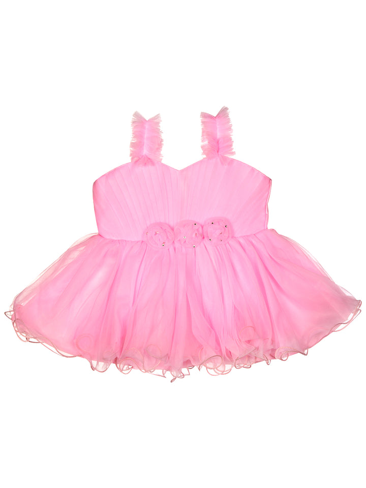 Mee Mee Girls Sleeveless Party Frock - Pink