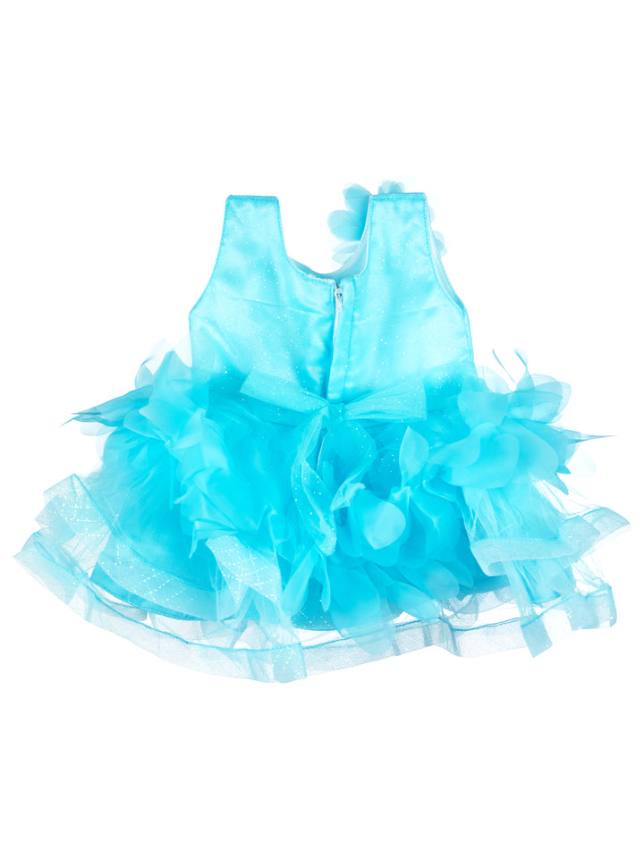 Mee Mee Girls Sleeveless Party Frock - Blue