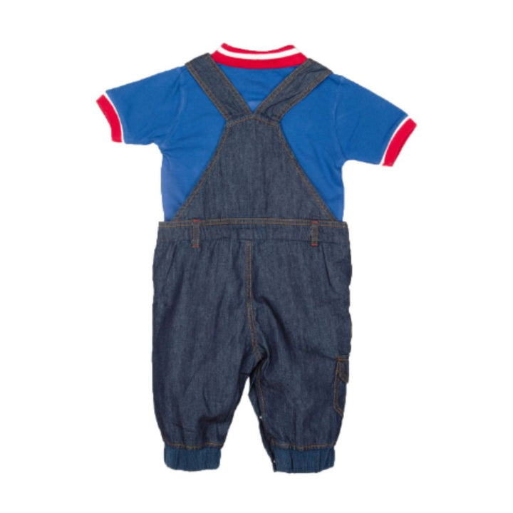 Mee Mee Short Sleeve Boys Dungaree Set