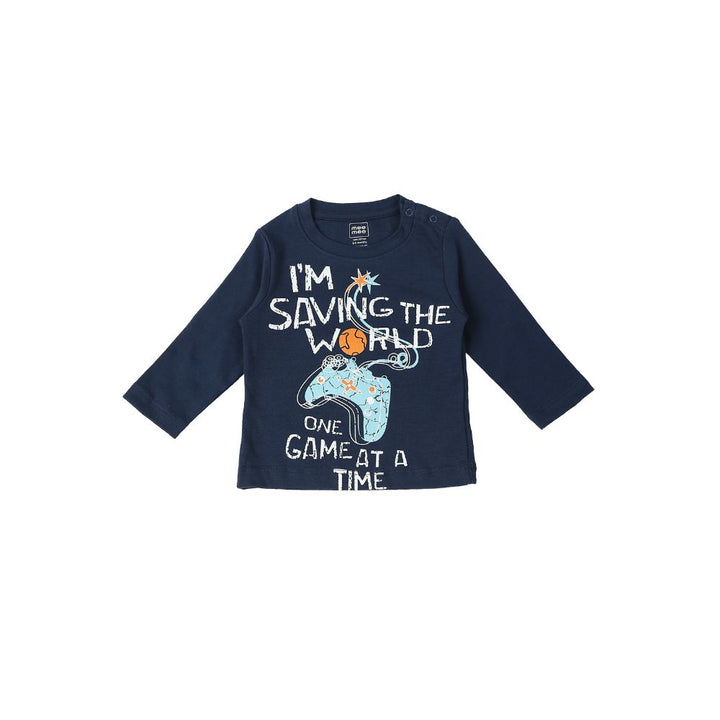 MeeMee Boys Full Sleeves Printed Cotton T-shirts - Pack of 20