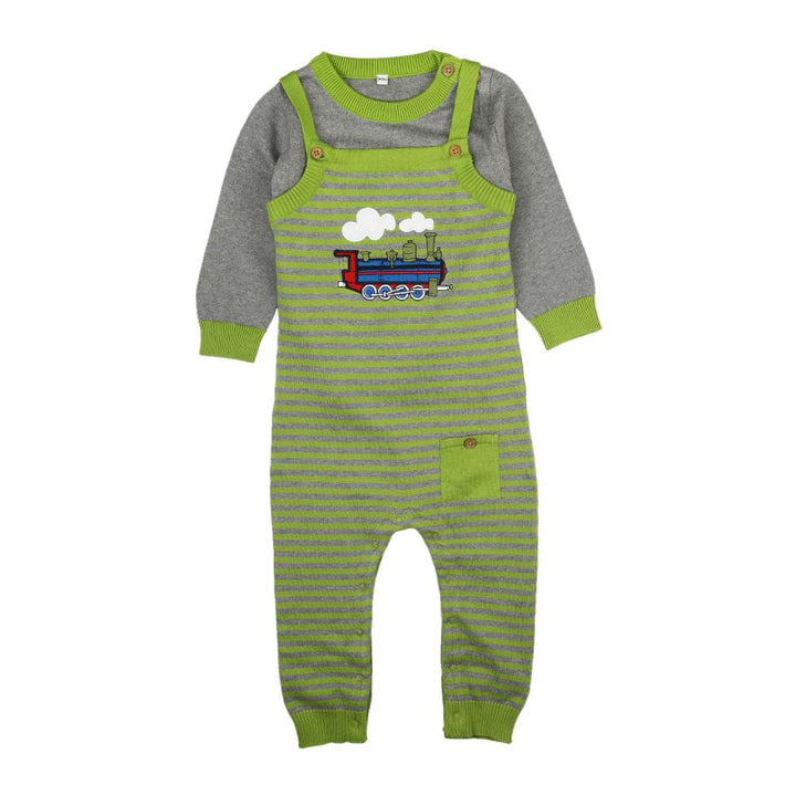 Mee Mee Full Sleeve Boys Dungaree Set