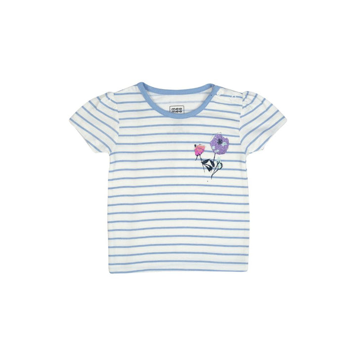 Mee Mee Kids Short Sleeve Stripe Night Suit