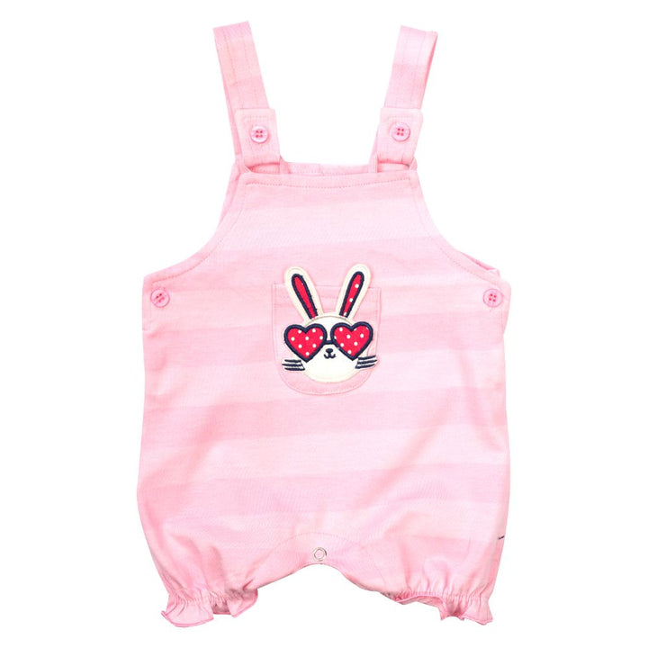 Mee Mee Girls Dungaree set -Pink