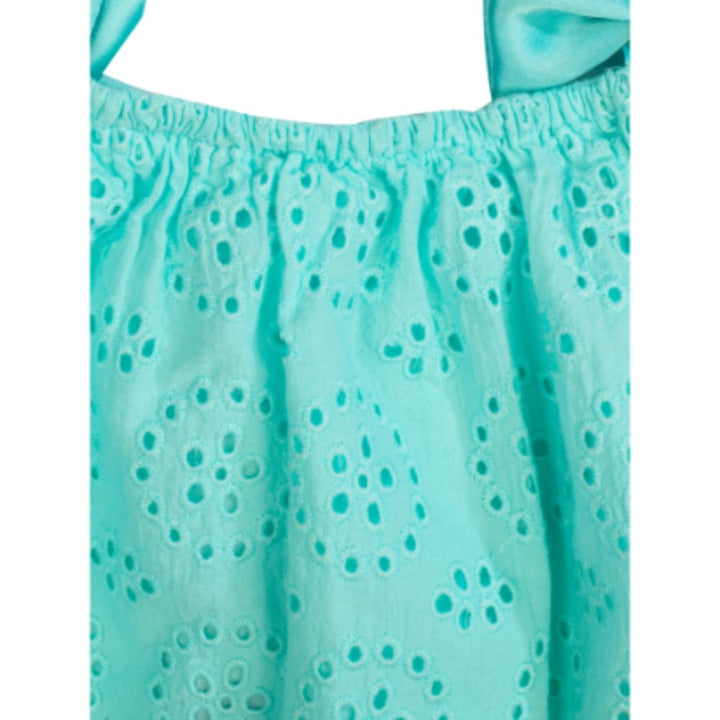 Mee Mee Baby Chikan Strappy Dungaree Sea-Green
