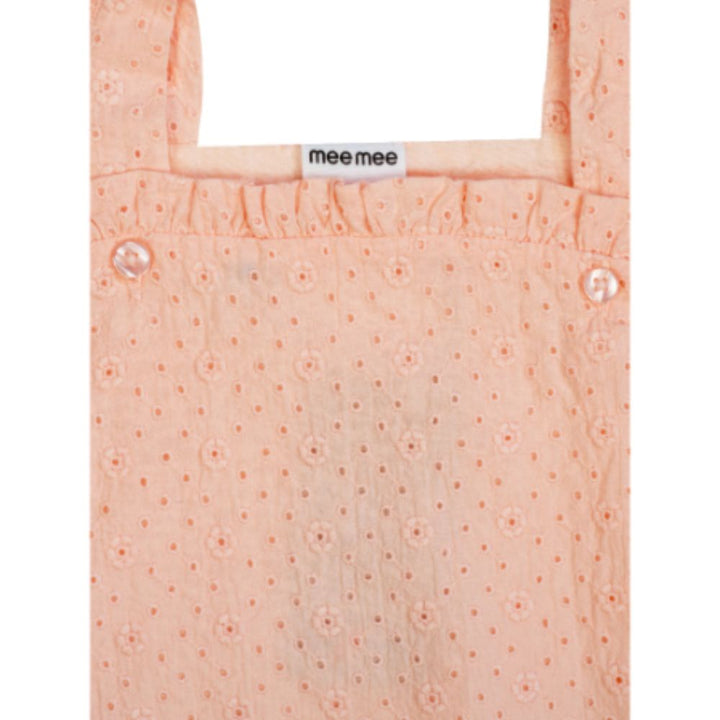 Mee Mee Baby Chikan Sleeveless Dungaree Baby Pink