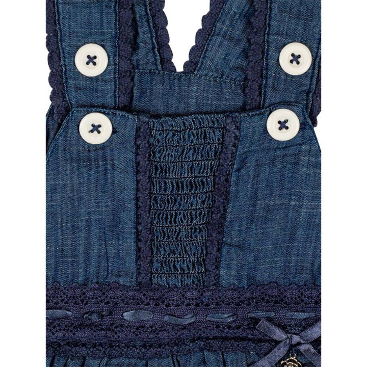 Mee Mee Girls Denim Frock With Top - Blue