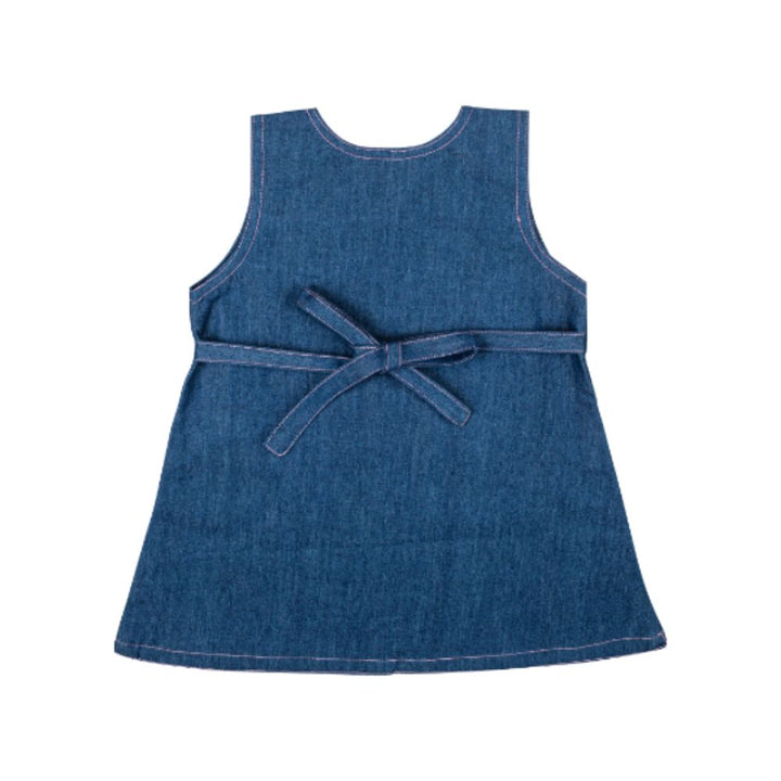 Mee Mee Girls Denim Frock -Dark Blue