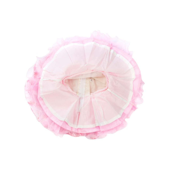 Mee Mee Baby Frilly Party Frock Pink White