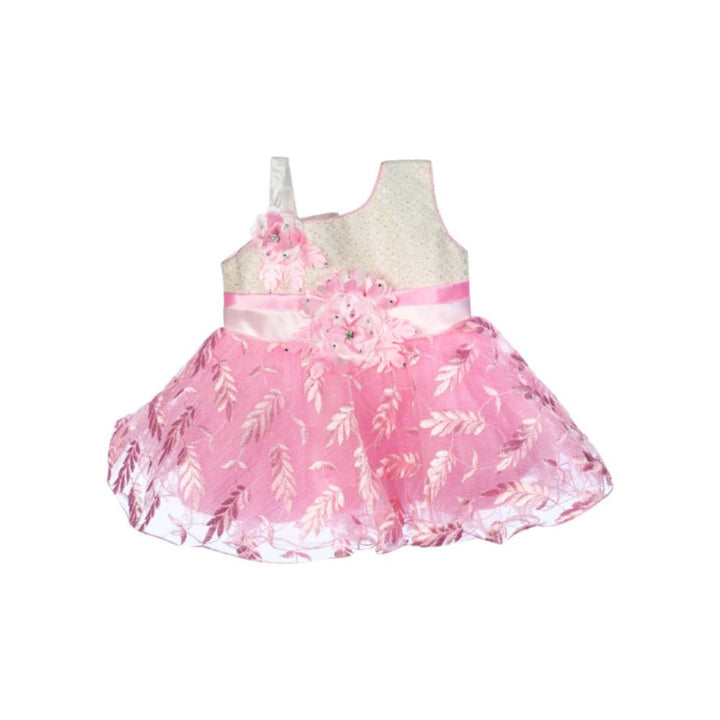 Mee Mee Baby Frilly Party Frock Pink White