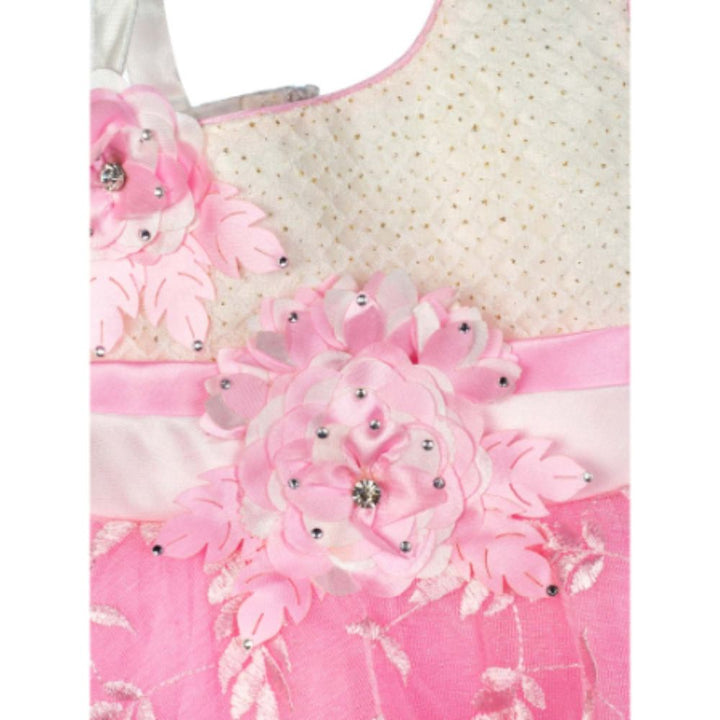 Mee Mee Baby Frilly Party Frock Pink White