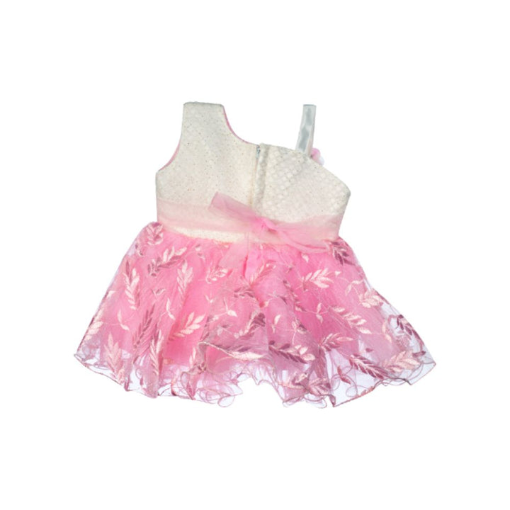 Mee Mee Baby Frilly Party Frock Pink White