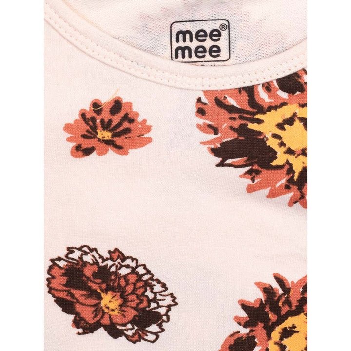 Mee Mee Girls Pack Of 2 Top – OffWhite & Peach