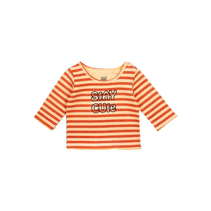 Mee Mee Girls Pack Of 2 Top – OffWhite & Peach