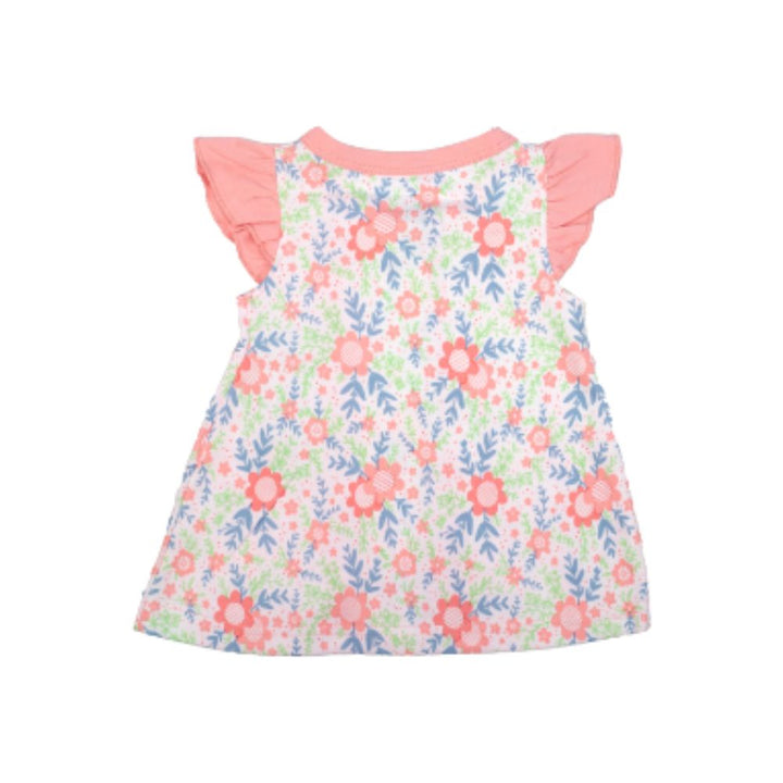 Mee Mee Girls Floral Frilled Sleeveless Frock