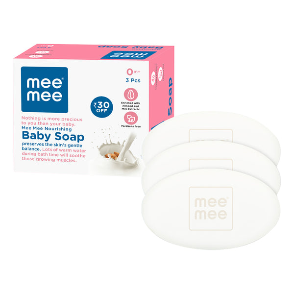 Mee Mee Nourishing Baby Wellness Soap (Pack of 3)