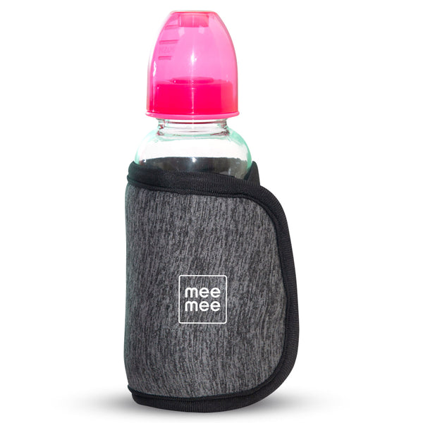 Portable Baby Bottle Warmer With Quick USB Charging - Grey