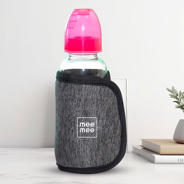 Portable Baby Bottle Warmer With Quick USB Charging - Grey