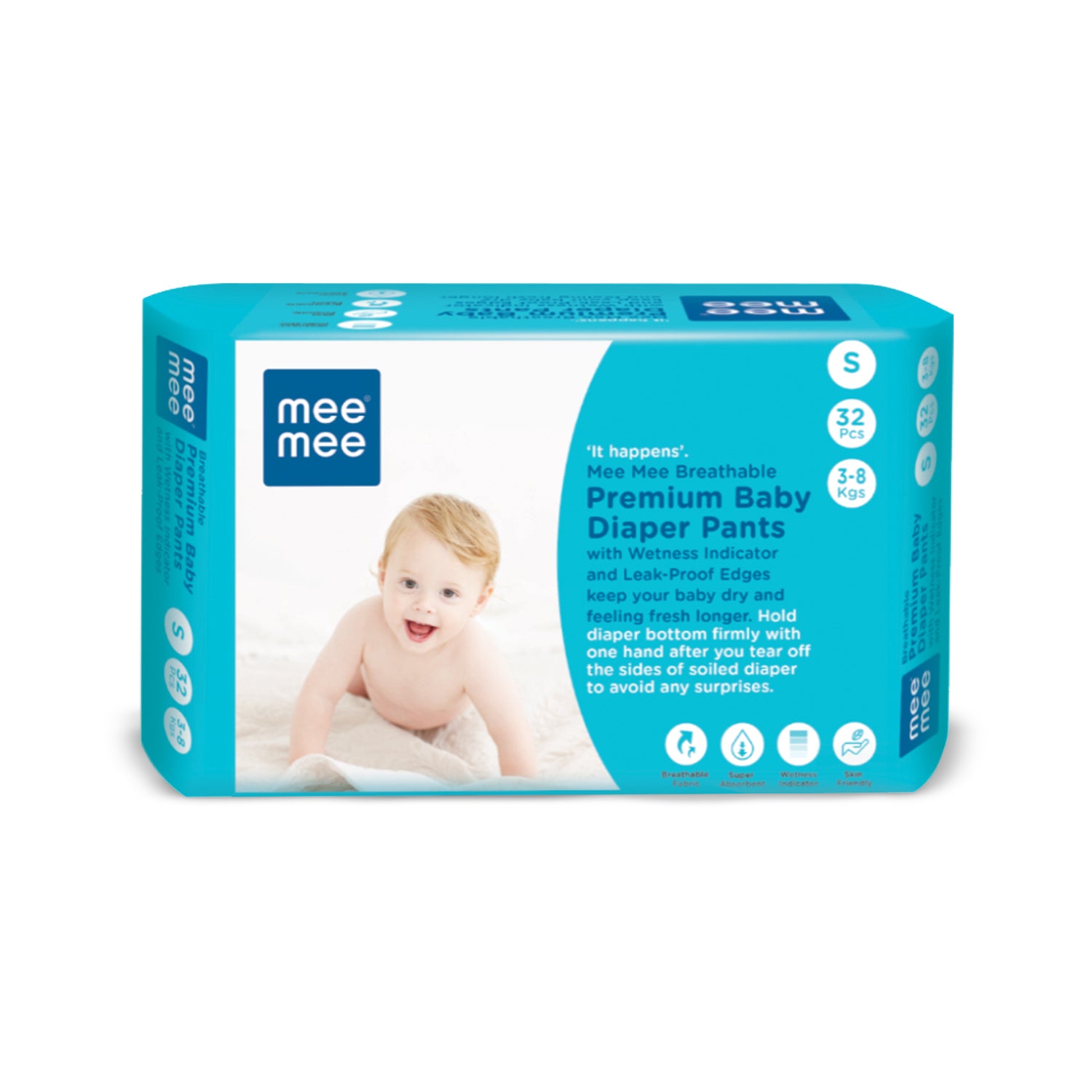 Buy Niine Combo of Baby Diaper Pants Small(S) Size (4-8 KG) 42 Pants and 20  Biodegradable Baby Wipes Online at Low Prices in India - Amazon.in