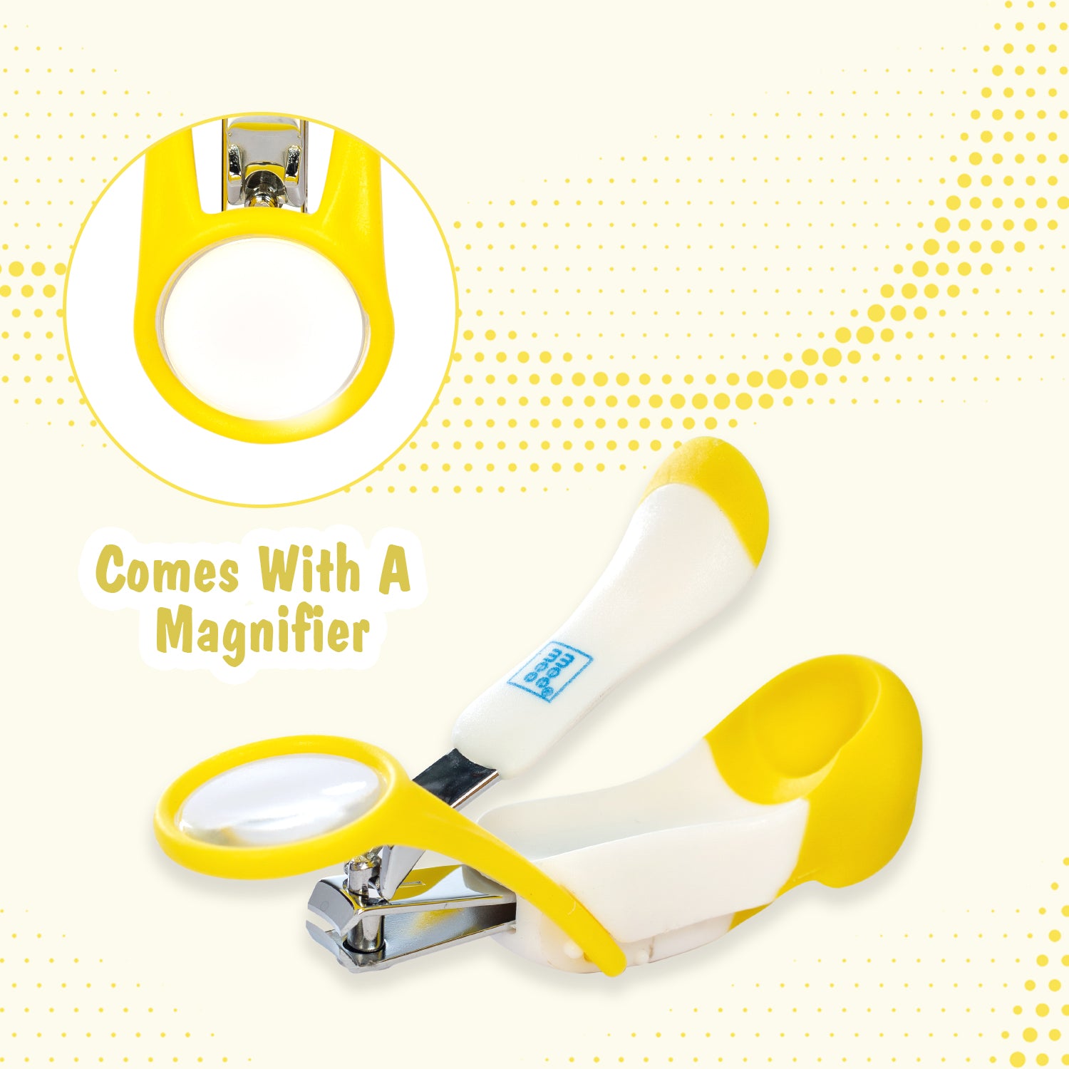 Mee mee gentle nail fashion clipper with magnifier